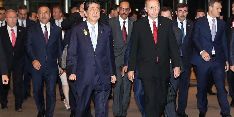 Cumhurbaşkanı Erdoğan Japonya Başbakanı Abe ile görüştü