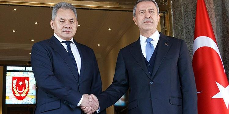 Son dakika… Bakan Akar Rus mevkidaşı ile görüştü