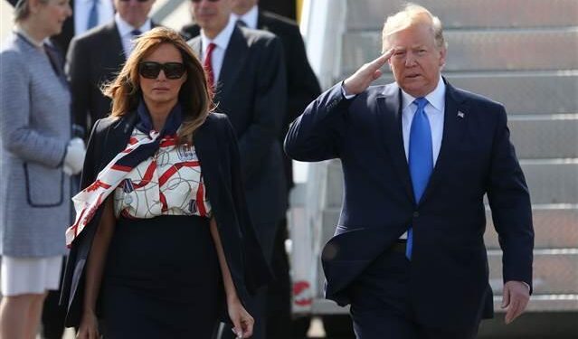 Trump, İngiltere temaslarına başladı