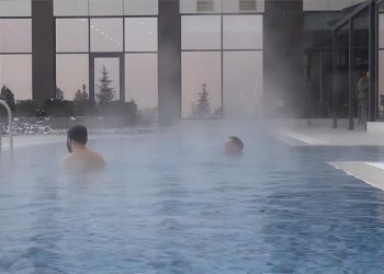 Bayram tatilinde kaplıcaları tercih ettiler