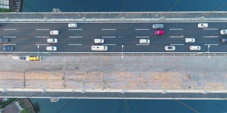 Hız kesmeden devam ediyor… Son hali havadan görüntülendi