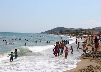 Tekirdağ’da mavi bayraklı plajlarda yoğunluk