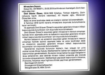 Ümit dede vefat etti! Devlet mirasçılarını arıyor
