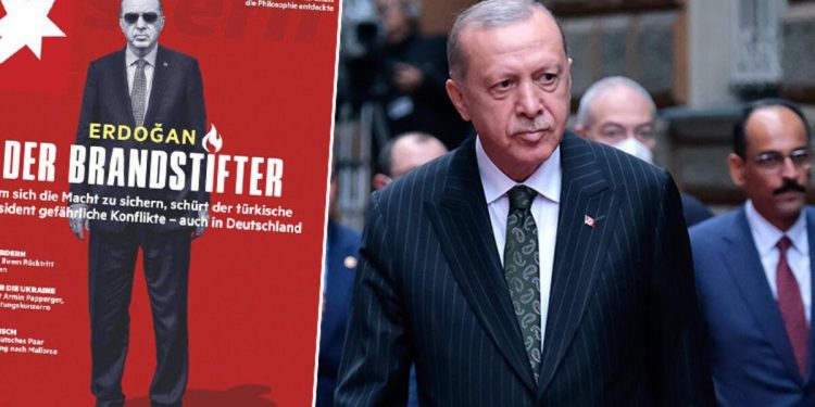 Alman Stern dergisinden skandal Erdoğan kapağı
