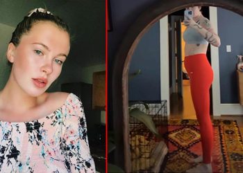 Yılı bebek müjdesiyle kapatmıştı… Instagram paylaşımı herkesi kahkahaya boğdu: Karnım büyümedi, bu bebek içimde kayboldu galiba!